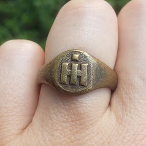 International Harvester ring approximately size 7